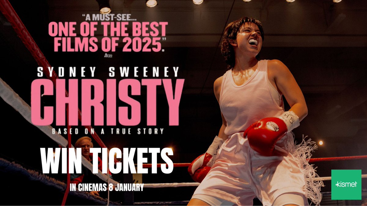 WIN TICKETS to CHRISTY, starring #SydneySweeney 
Thanks to <a href="/KismetMovies/">Kismet Movies</a>, we have 5 in-season double-passes: bit.ly/4pDkgHv (Aust residents only; T&amp;Cs apply) TO WIN: Like this post, email screenspace3@gmail.com: WHO IS THE GREATEST SPORTSWOMAN OF ALL TIME?