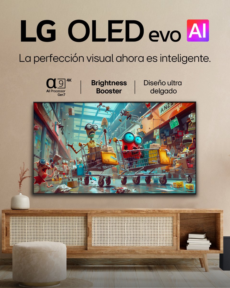 Imágenes realistas y una interfaz inteligente🖥️🤖

Adquiere el nuevo LG OLED evo AI y vive una experiencia visual renovada✨

Consíguelo en LGshop.com.ec

#LG #LGEcuador #LifesGood
