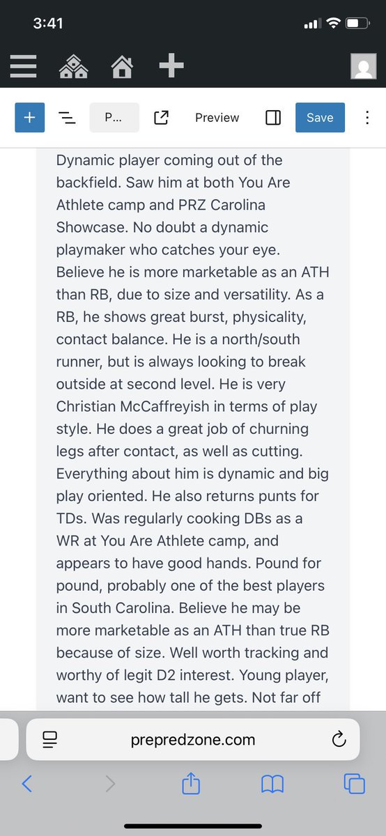 aidenoha1's tweet photo. What @robkingscouting wrote about me at @youareathlete and @PrepRedzone camps. 
@CoachMcManusRH @CoachHam7 @coachgaither_28 @CoachSmall28 @shook_mark https://t.co/xS3M11L6dP