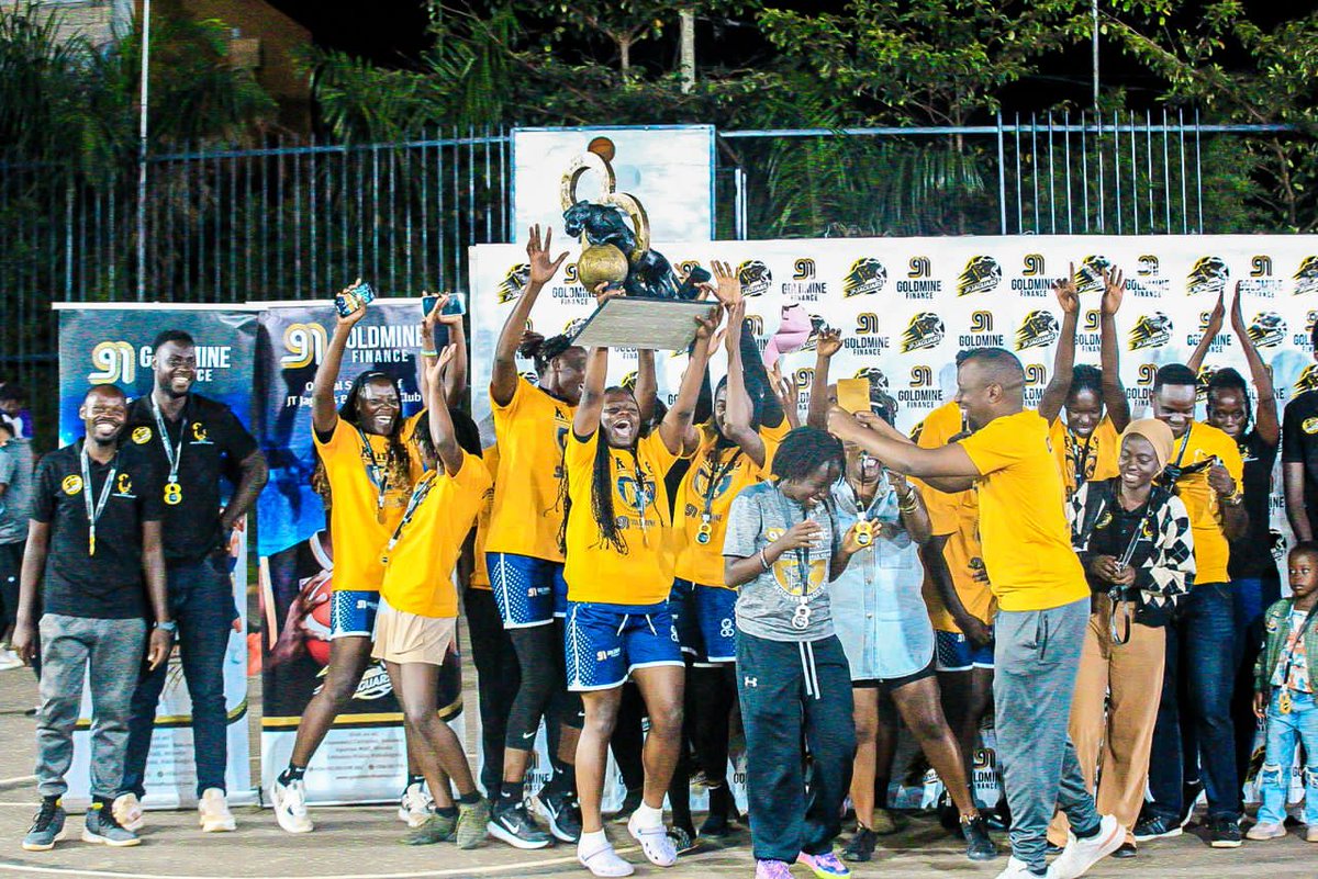 Guys, I have awesome news  🙂

First ever champions at the #Kiira8 basketball tournament

Massive Congratulations to our White Jaguars 🌸🌺🌻

#Kiira8|| #FinyaBall