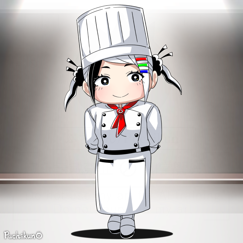 「おはモノチ 「最高の料理を提供しまっち!」 #MonochiProject」|ぷちくん/puchikun（絵師）のイラスト