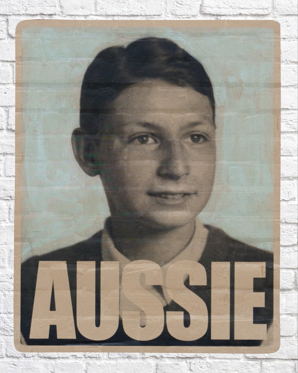 PeterDrewArts's tweet photo. The first AUSSIE poster to feature a Jewish person.

Born in Vienna, Frederick George Kimmel was 13 when his family migrated to Australia in 1938.

He enlisted in the RAAF in 1941, aged 18. He died two years later in a military accident, just two months after Japan surrendered. https://t.co/24X27ZZW9h