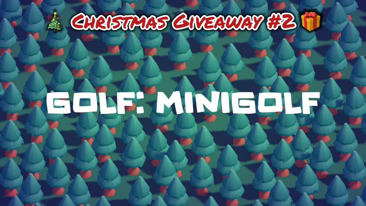 🎄 #Christmas Giveaway #2: #GolfMinigolf 🎮

🎁 Prizes: 
🇪🇺 3x PS4 Keys
🇪🇺 3x PS5 Keys

✨ To Win:
❤️ Like
🔁 Repost
👤 Follow <a href="/marcelreise11/">Marci‘s Life</a> &amp; <a href="/Webnetic2/">Webnetic</a> 
💬 Comment with your Platform; Tag a Friend 

⏰ Ends: Saturday (20.12.) – 20:00 CET
🍀 Good Luck!