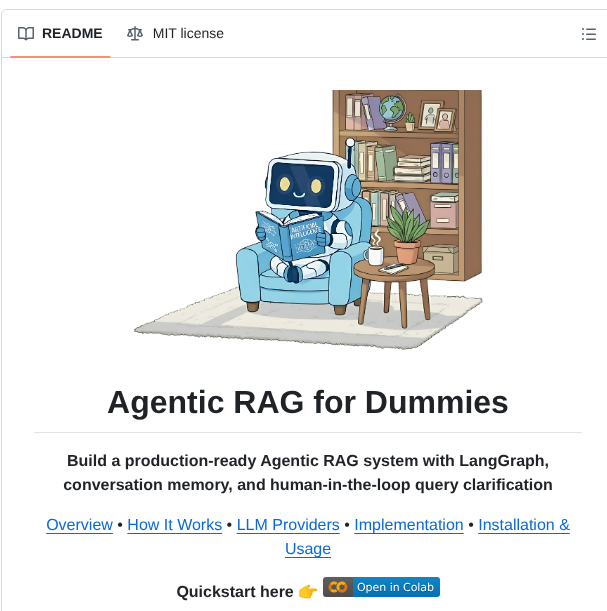 tom_doerr's tweet photo. Builds agentic RAG systems with LangGraph

https://t.co/qkor6oCXKb https://t.co/wwc8mif24H