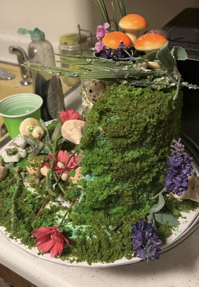 transnymphodite's tweet image. bday cake ^_^🍄‍🟫🍄‍🟫🍄‍🟫🍄‍🟫