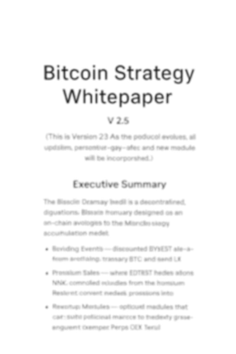 BTCStrategyCoin's tweet image. Whitepaper V2.5 is out.
You can read it here.
medium.com/@btcstrategyco…