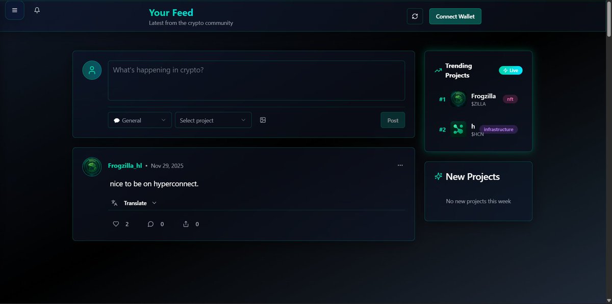 favour_divinee's tweet photo. The Investors Hub is where it gets spicy 🌶️

✅7-day spotlight for new launches
✅Engagement dashboards
✅AI analysis.

HyperConnect becomes your FIRST stop for gems, not your last resort.

#hyperconnect https://t.co/GfMSFwkfmc