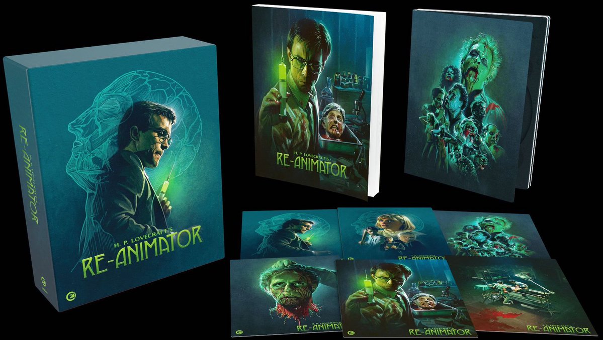 📣#Competition #Giveaway📀#RT, #FOLLOW &amp; #WIN Re-Animator #LimitedEdition 4K UHD Blu-ray #Boxset🎬#StuartGordon ⭐#JeffreyCombs #BarbaraCrampton #BruceAbbott #80s #Zany #Gory #Cult #Horror #Genre #Classic #RT2WIN #ReAnimator Out 15/12 on #Bluray #4K #UHD via👉<a href="/SecondSightFilm/">Second Sight</a>