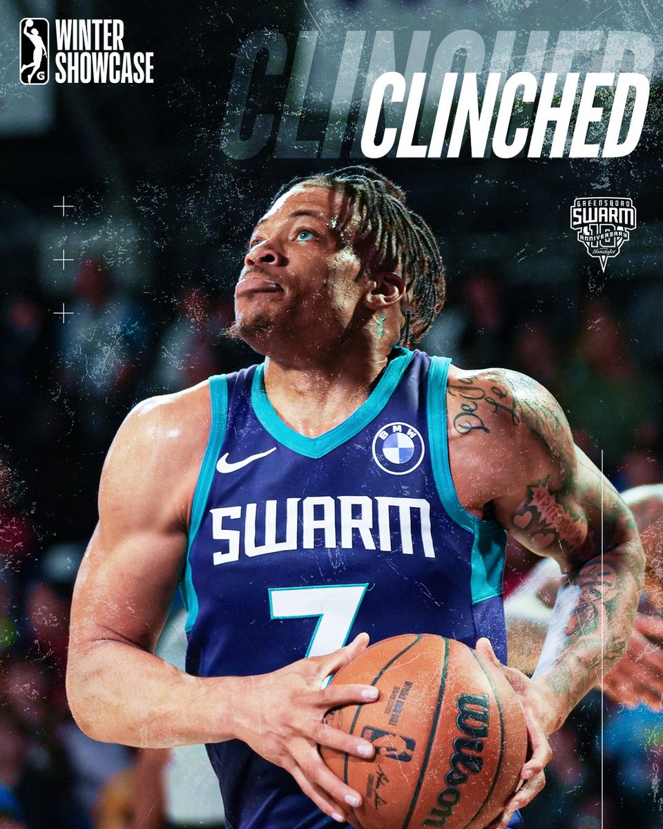 Swarm have clinched a spot in the <a href="/nbagleague/">NBA G League</a> Showcase Cup Championship Playoffs starting Dec 19🐝

📺Catch it live on ESPN+, ESPNU, NBA TV or ROKU

#10YearsOfSwarm | #SwarmOn