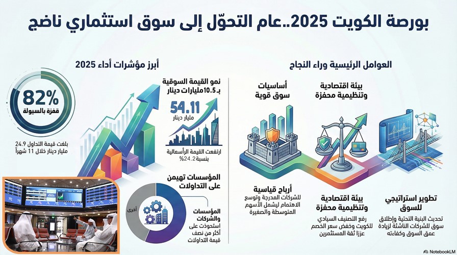 10 عوامل صنعت عاماً استثنائياً لبورصة الكويت في 2025 -السوق تحول إلى نهج «استثماري» يقوده القرار المؤسسي بعيداً عن «المضاربات» 