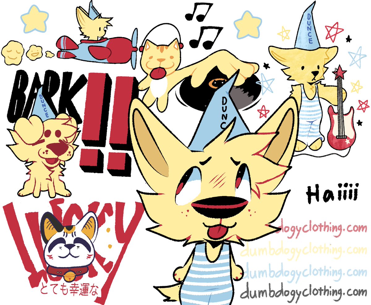 helooo here are all the new designs I made for my store in the past few months, go check em out if you like them thank youuu 🩷