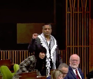 bcbluecon's tweet image. Any left wing politician in Canada wearing a Hamas scarf or watermelon pin after the Bondi Beach terrorist attack must be charged with incitement of violence.