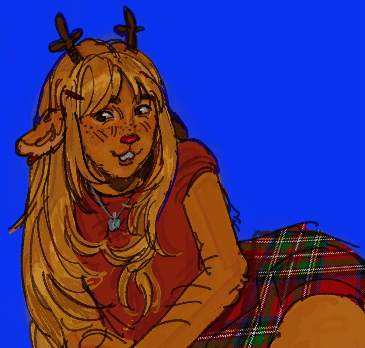 thimblebroook's tweet photo. pink noelletress warmup doodle https://t.co/gWkB3oEtAj