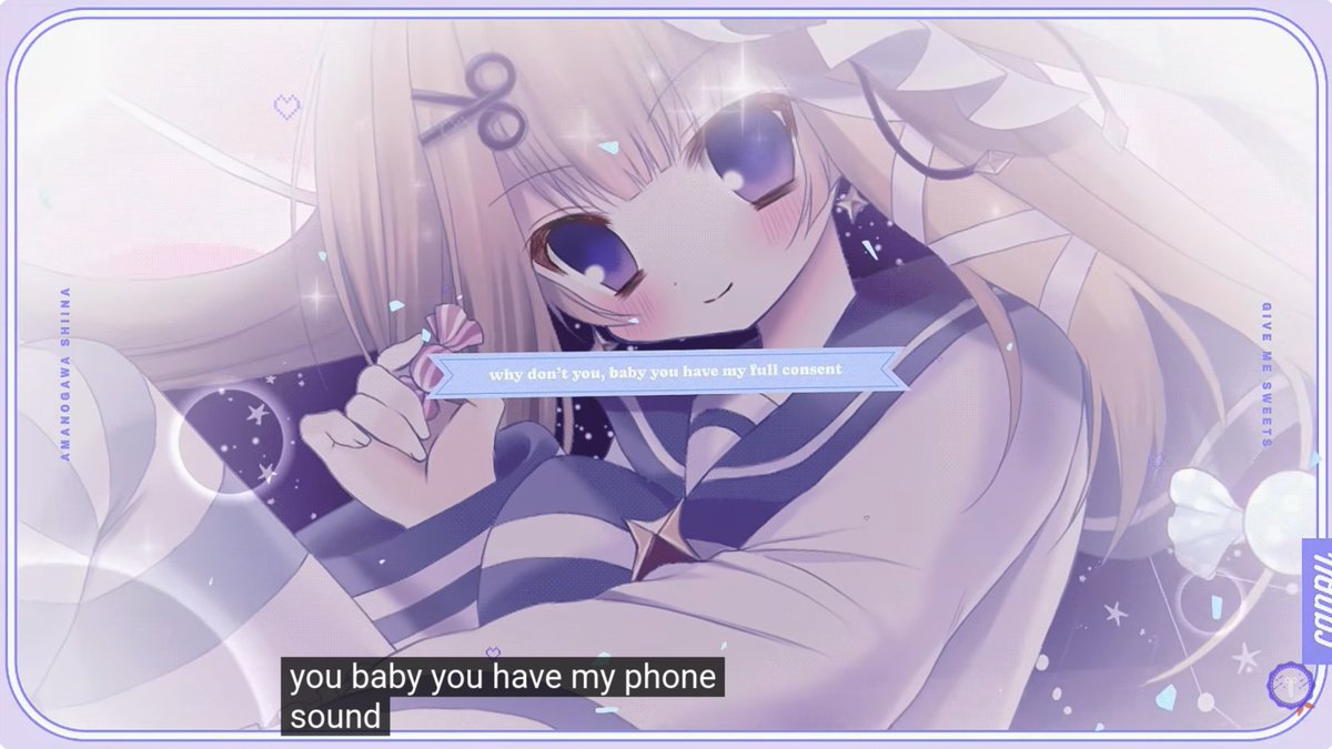doc_eggfan's tweet photo. Not even Google's auto captions could believe what Shiina was saying  #fullconsent
 @AmanogawaShiina #PhaseALiAS @PhaseConnect
🎨#shiillustration 🔴#shiinaLIVE  ✨#amanogawashiina https://t.co/jxdj8WQ9kV