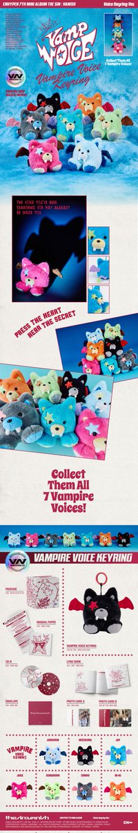 enhapopbase's tweet image. 'THE SIN: VANISH' FUGITIVES, Voice Keyring and Weverse Ver. Album Details.

Coming out on January 16th.