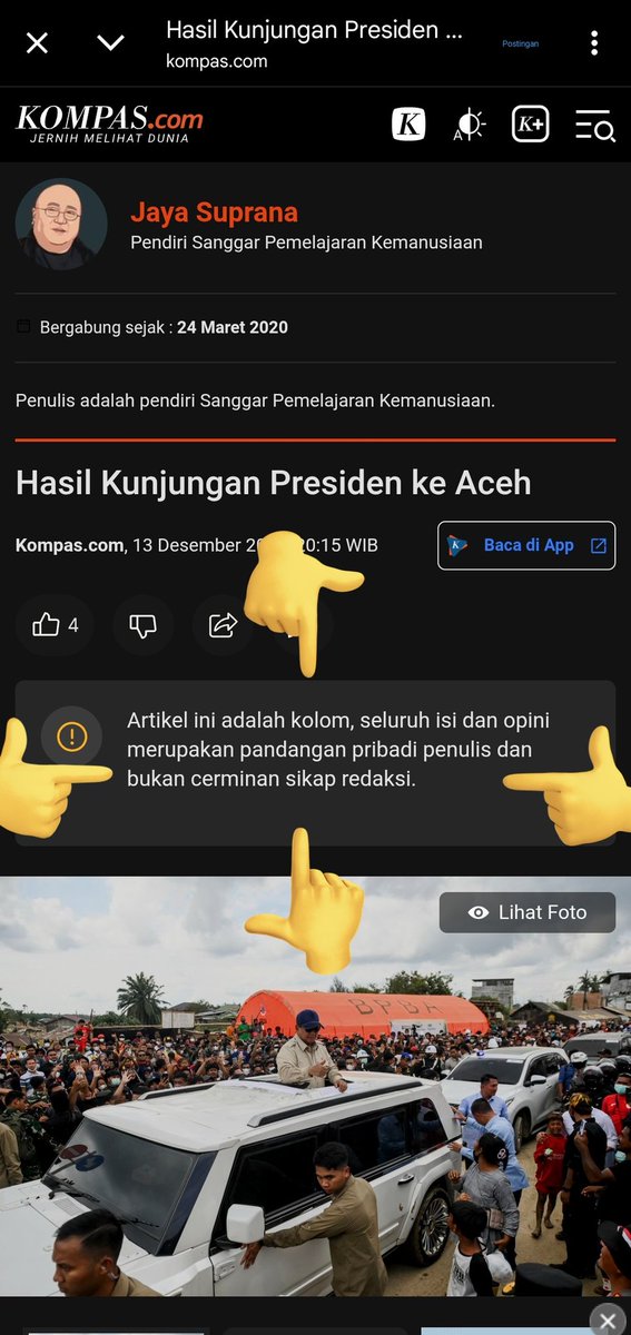 pp_angga's tweet photo. @bakwanlover @ARSIPAJA @kompascom Tapi ini artikel opini pribadi kak, bukan jurnalis yg bikin https://t.co/G7kcSVyOrr