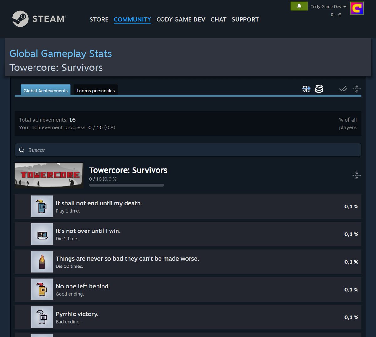 CodyGameDev | Towercore: Survivors OUT NOW! ⚔ tweet media
