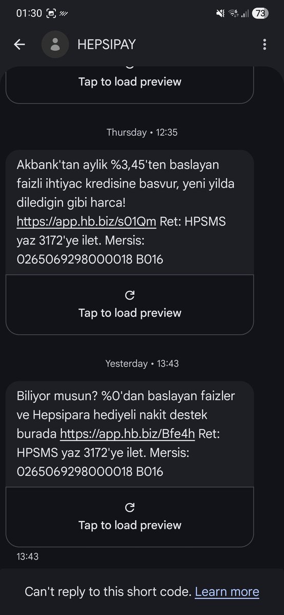 SMS ATMAYIN ARTIK <a href="/hepsiburada/">Hepsiburada</a> <a href="/hepsipay/">Hepsipay</a>