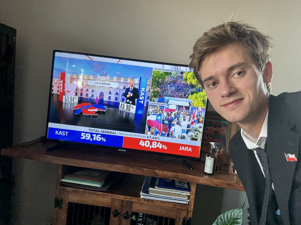 MarcoaaPalazzo's tweet image. 🇨🇱GANÓ KAST EN CHILE POR MÁS DE 20 PUNTOS AL COMUNISMO