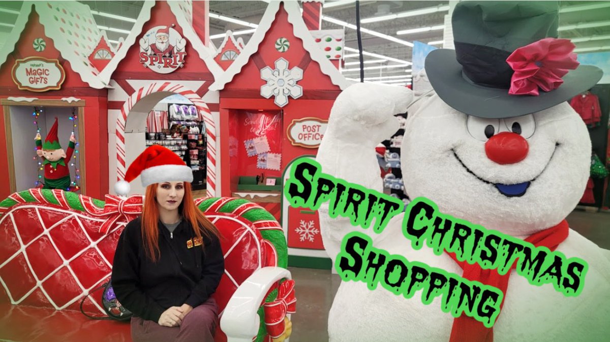 midnightowl16's tweet photo. Spirit Christmas Shopping! https://t.co/Dc0260X7Iy via @YouTube @SpiritHalloween #goth #gothic #spiritchristmas #Christmas https://t.co/91ZUq4IXTh