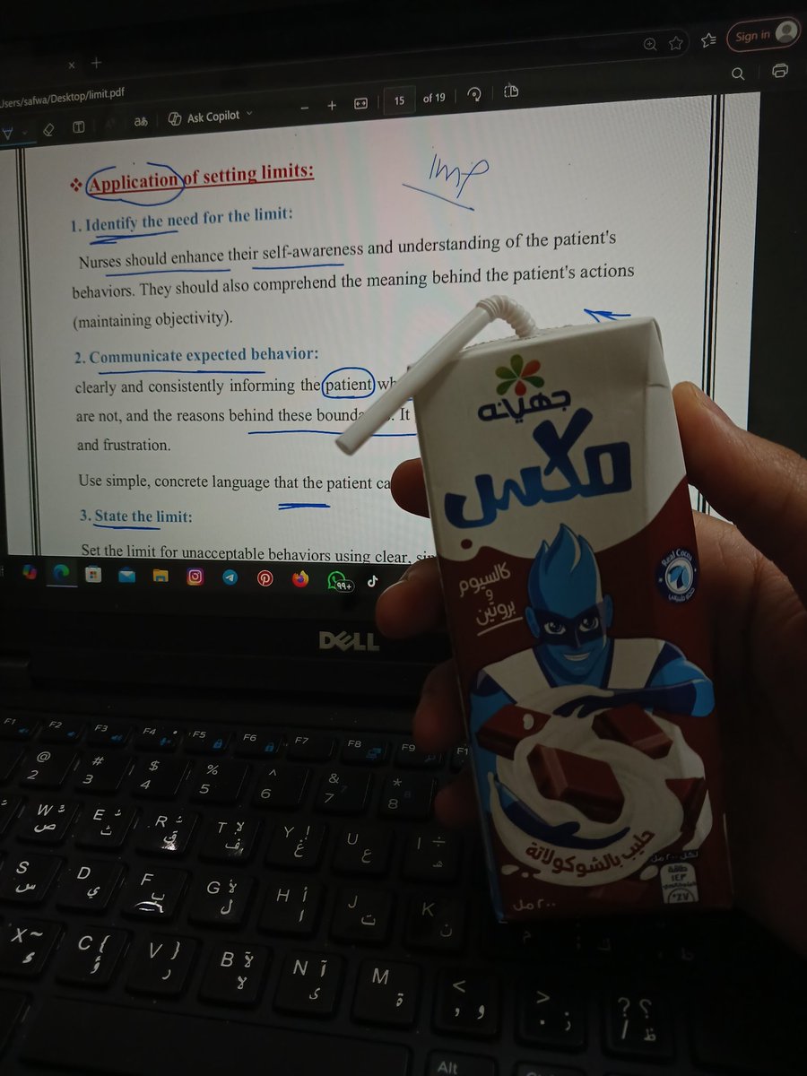 يتم تقليل كافيين ( دكتور الأسنان اللي مانعه).