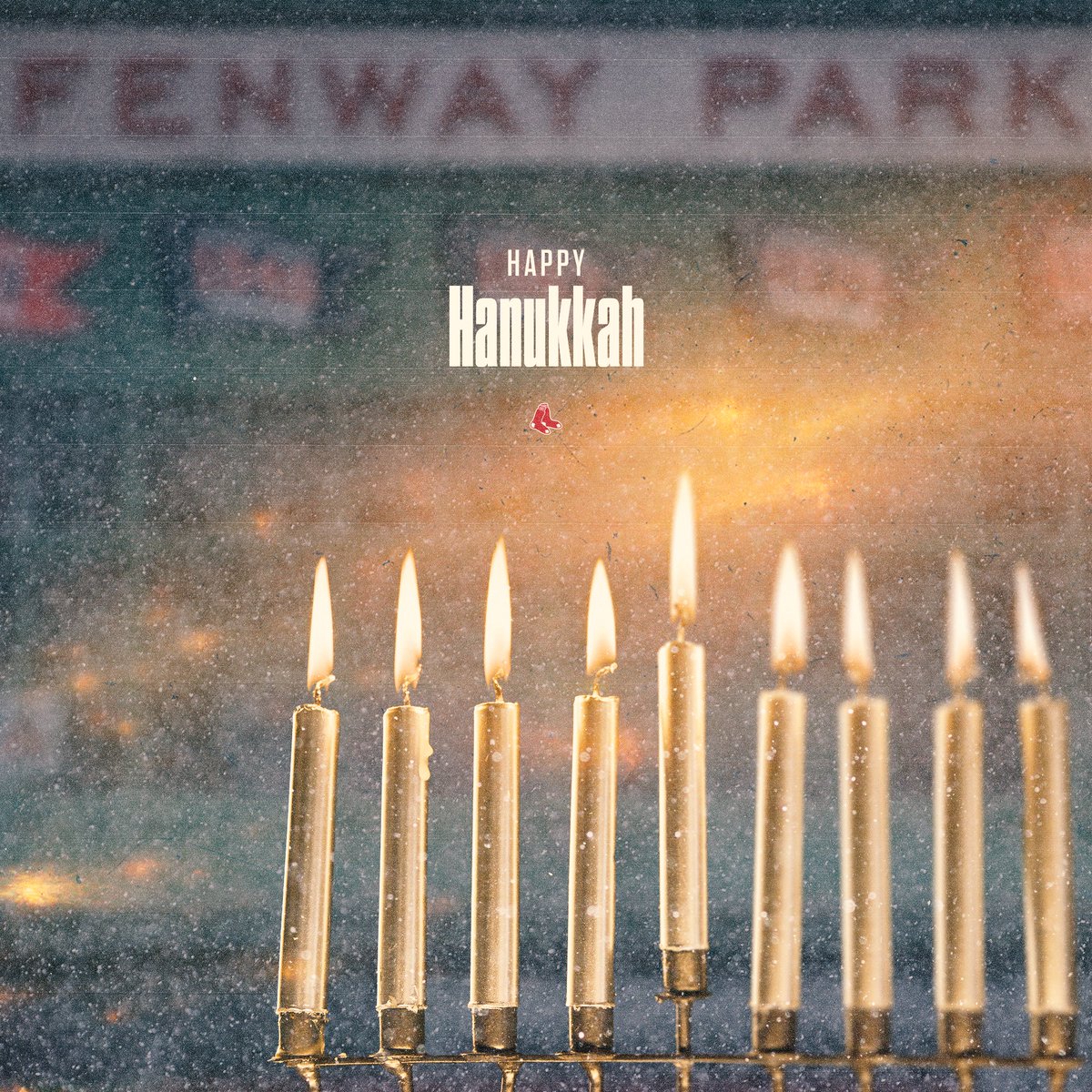 RedSox's tweet image. With the beginning of Hanukkah celebrations we are sending light and love to all who celebrate.