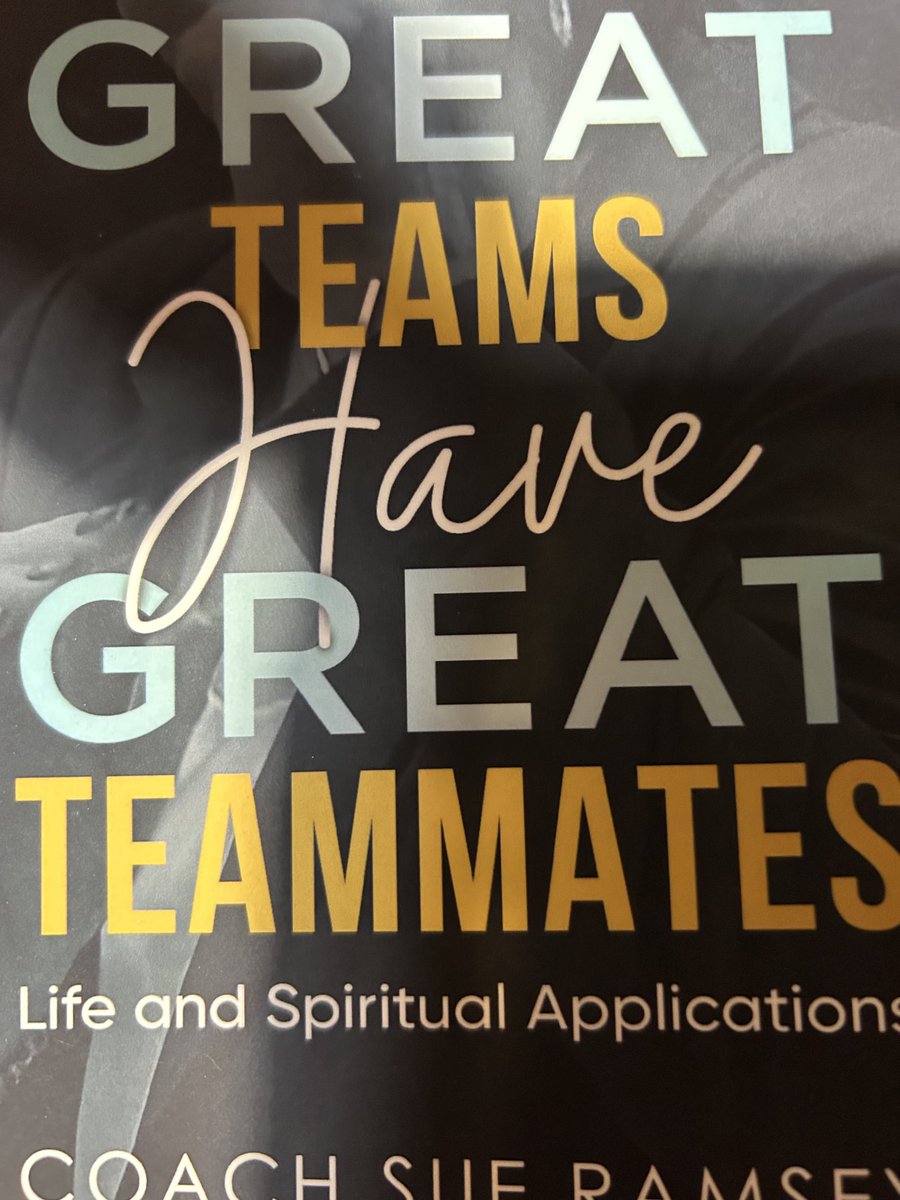 ADCone's tweet image. Highly recommend reading Coach Sue Ramsey’s Book.