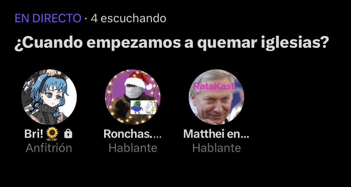 El Team pederastas llamando a quemar iglesias!