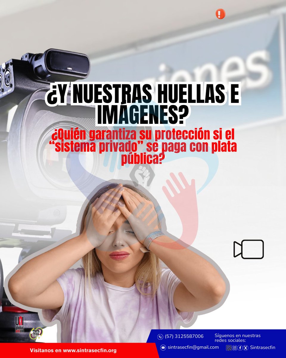 🔴13 años después y la nueva administración sigue igual: vulnera derechos, graba a trabajadores, visitantes y proveedores sin informar, mientras contratan señalética que nunca corrige nada.

#TransparenciaYa
<a href="/Colpensiones/">Colpensiones</a> <a href="/dussanja/">Jaime Dussán Calderón</a> <a href="/Eppp74/">Paola Palmariny</a> <a href="/CGR_Colombia/">Contraloría General de la República de Colombia</a> <a href="/PGN_COL/">Procuraduría General de la Nación</a>