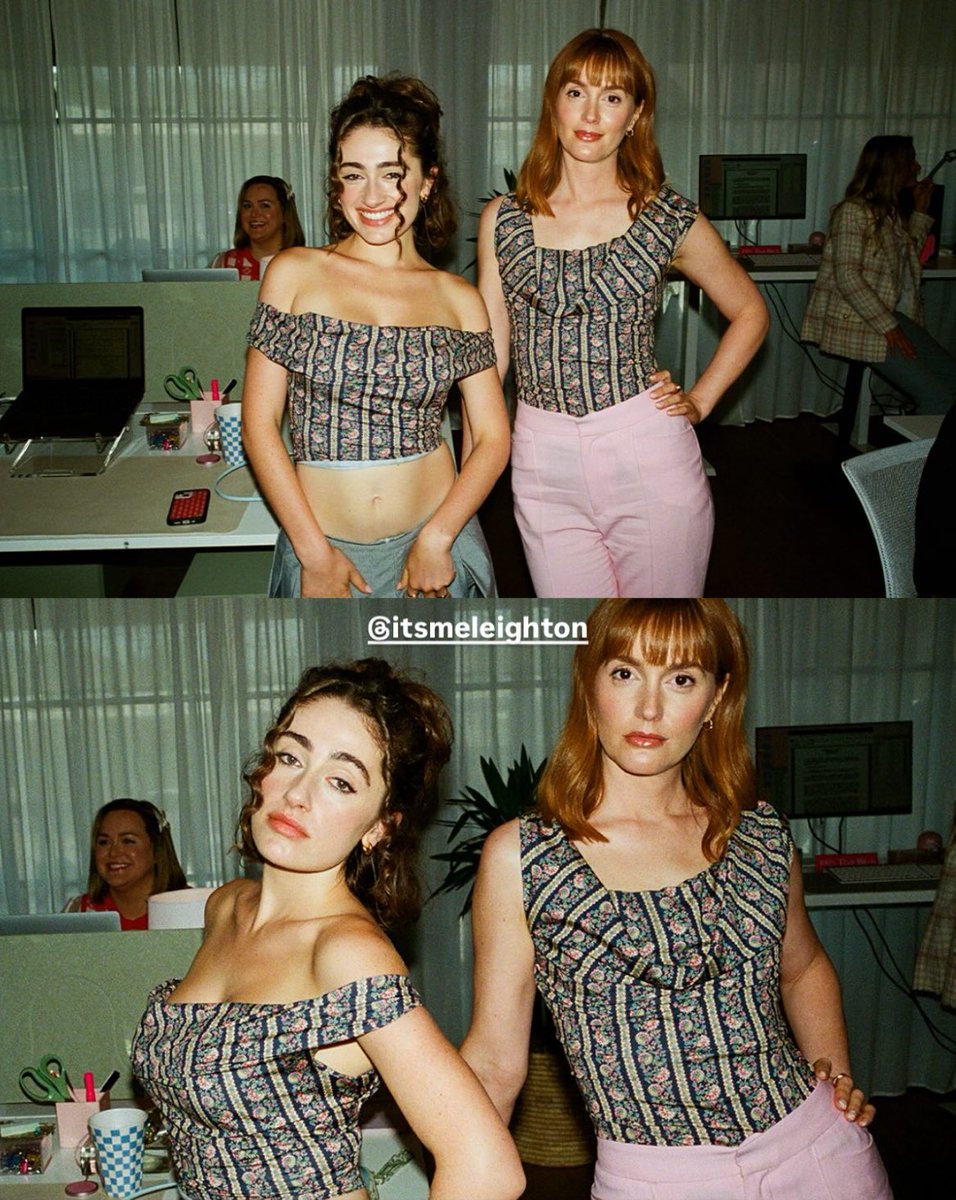 Rachel Sennott shares a new picture with Leighton Meester from tonight’s new episode of ‘I LOVE LA’.