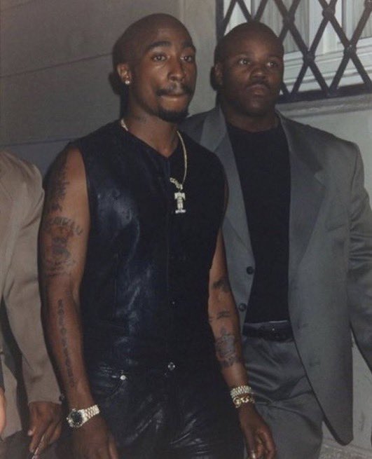 thetupacarchive's tweet image. Tupac Shakur at Milan Fashion Week (1996)