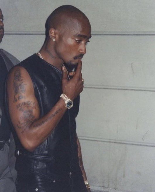 thetupacarchive's tweet image. Tupac Shakur at Milan Fashion Week (1996)
