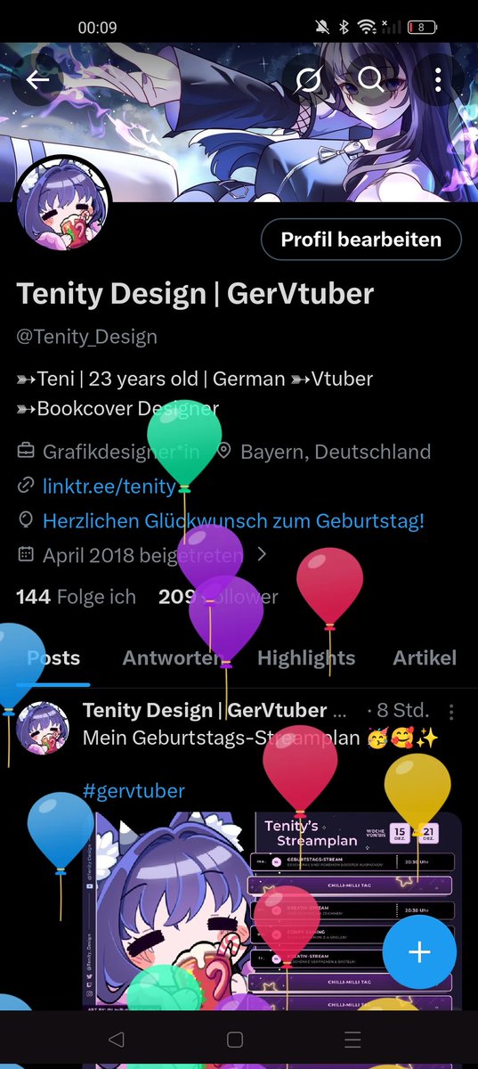 Tenity_Design's tweet image. Balloon-Day 🥹✨