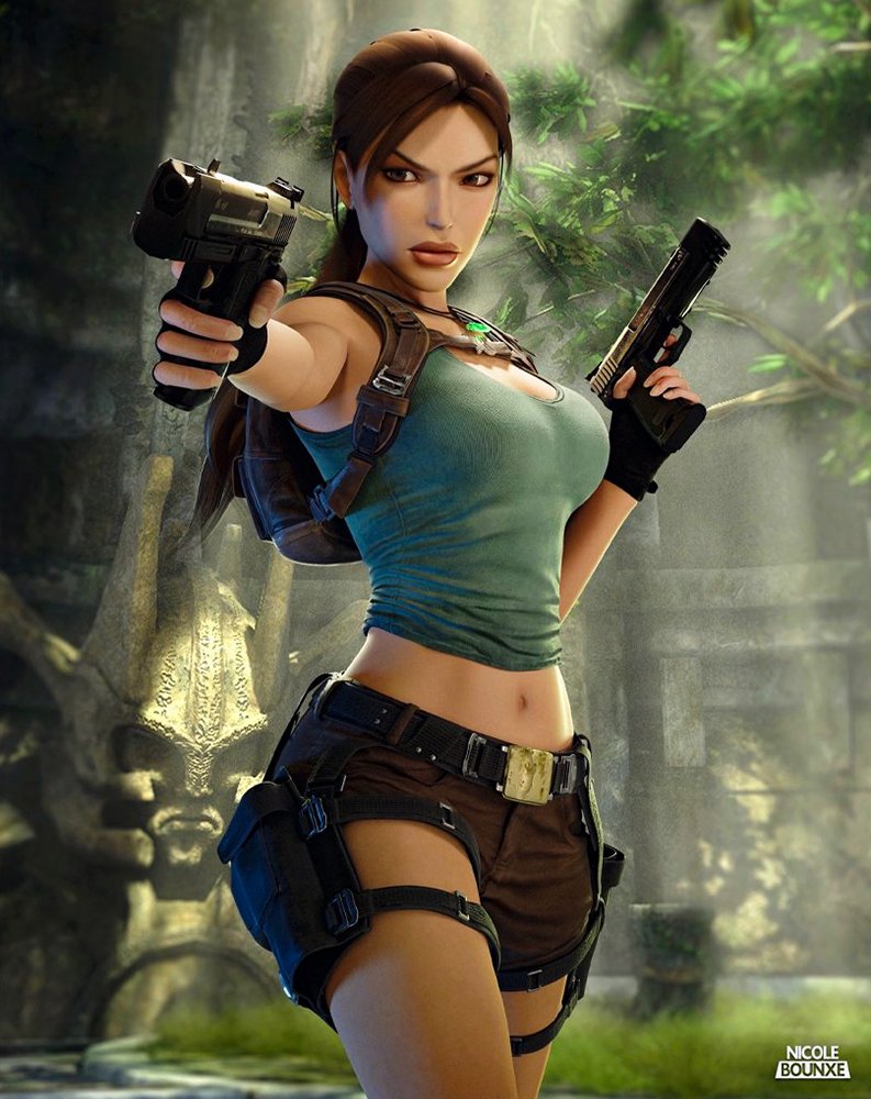 HaileyEira's tweet image. oh for fuck's sake.

this is lara croft we're talking about, the ORIGINAL BADDIE.
she's ALWAYS been celebrated as one of the sexiest, most powerful women in gaming.
she literally WAS designed like a supermodel who went on badass adventures, raided tombs, fought mercenaries, and…