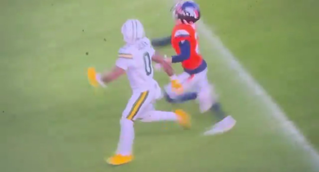 What if I told you only one of these two plays was ruled a penalty in the NFL. 

I bet you can't get which one.