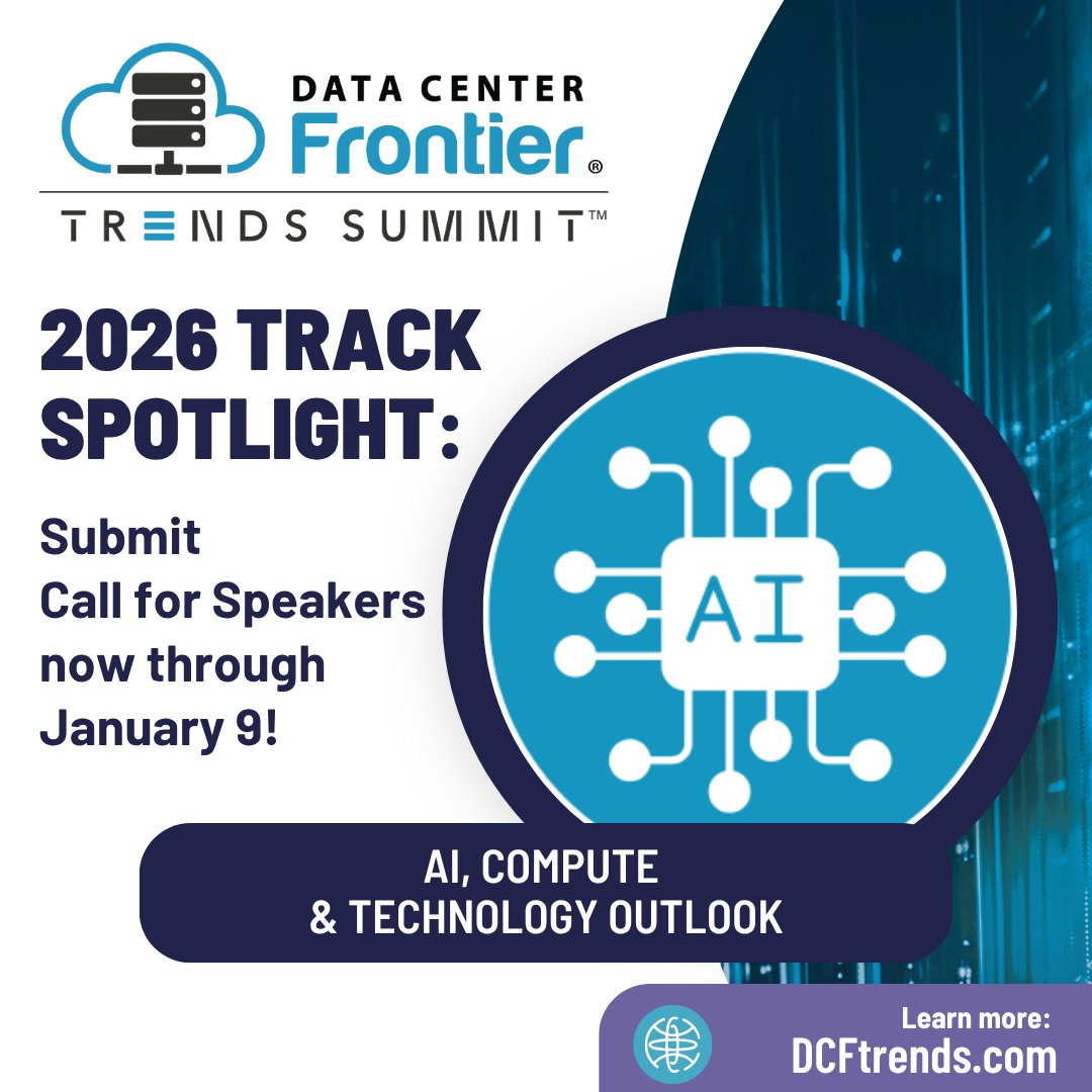 dcfrontier's tweet image. 🤖 #DCFtrends Track Spotlight: AI, Compute &amp;amp; Technology Outlook

AI, GPUs, and compute expansion are reshaping the future. Share the trends, innovations, or predictions that industry leaders need to hear next.

👉 Submit your speaking proposal by Jan 9
🔍 bit.ly/4ic6311
