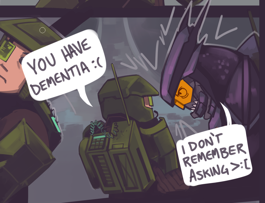 Crabbosk's tweet photo. I think the next comic with Chai + Marine buddy will be out at some point this week. I may even finish it tonight if I stay focused. https://t.co/elCwaaCzvS