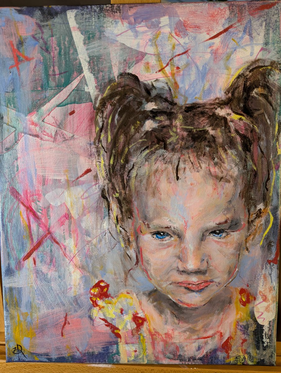 Abstract realism in acrylic today.
