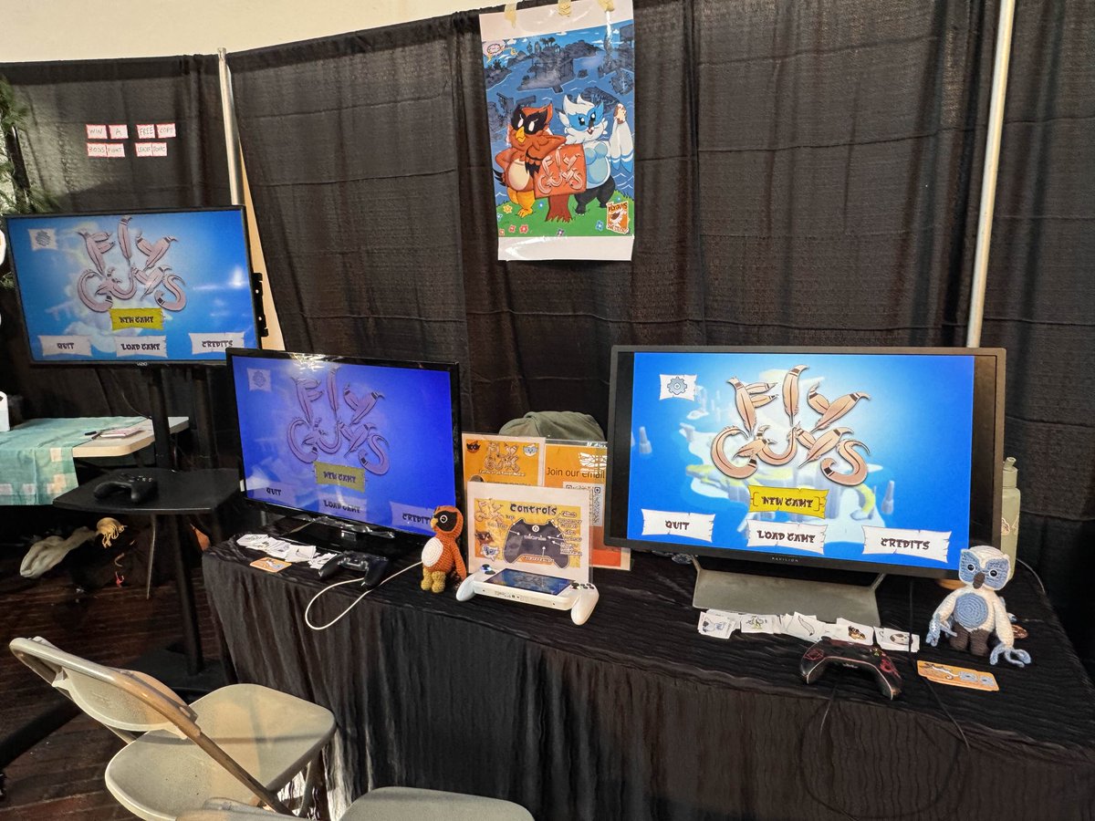 flyguysgame's tweet photo. Thank you to everyone we saw at BostonFIG playing our game!! It was great to be there again and we love finding new and returning Fly Guys fans 🦉 https://t.co/wAzur7Moqw