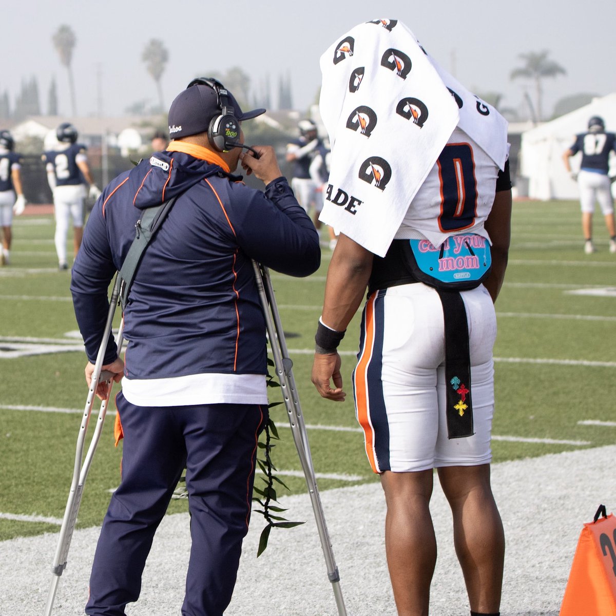 MekaiSmith0's tweet image. I just wanted to say thank GOD for everything he put  this man in my life for a reason!!! He helped me become the man I am today he made me a better person love him to death wouldn’t replace him for nothing Love you coach 💙🧡@CoachFredV @BalboaFootball