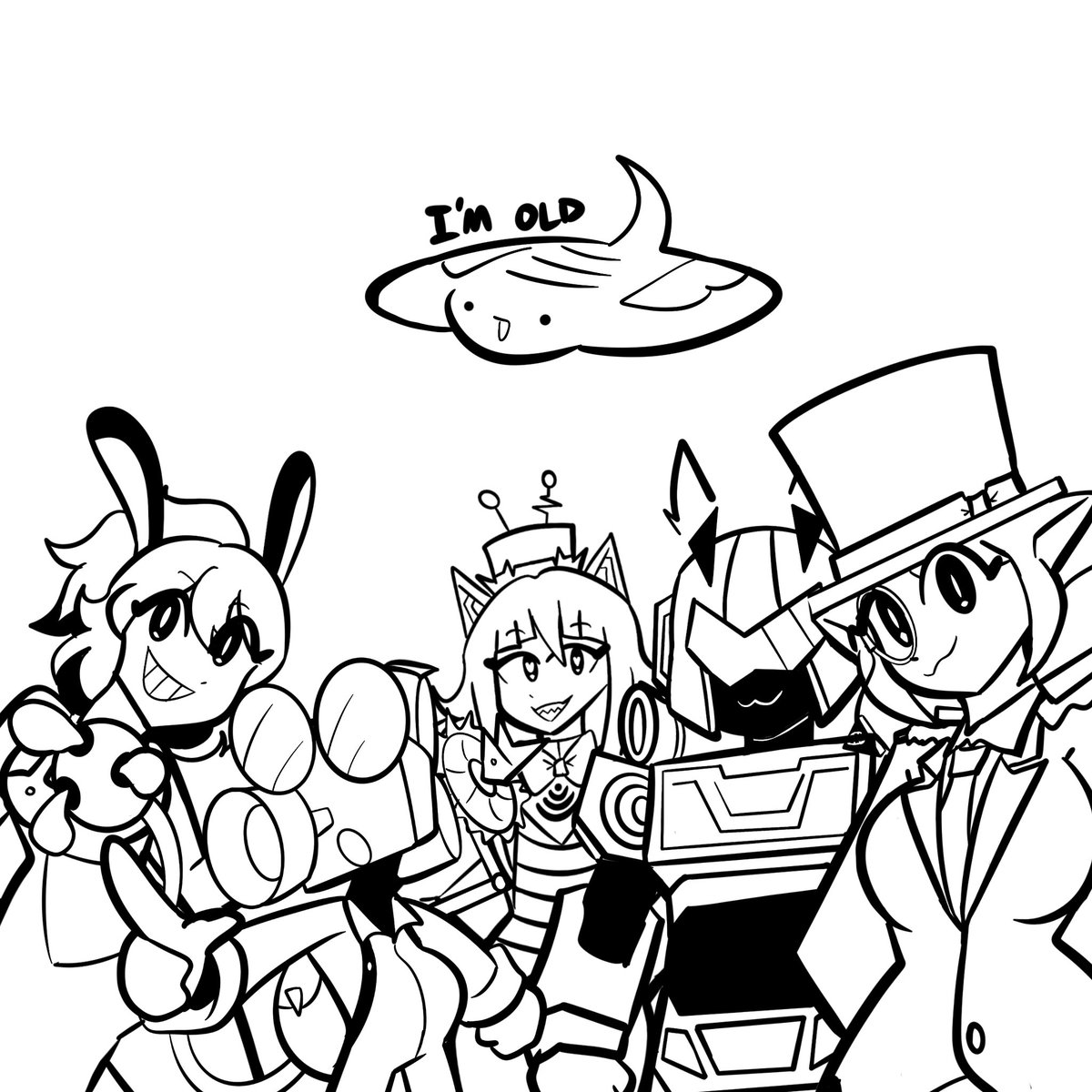 Hi I’m 26 now and I decided to celebrate by having my OCs cosplay as my favorite characters
#art #drawing #digitalart #fanart #ocs #doodles #ArtistOnTwitter