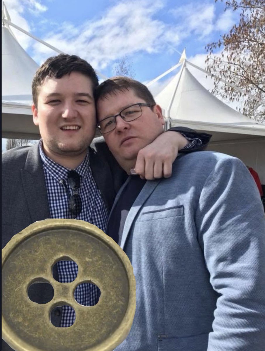 NorthWarbot's tweet photo. Our Winner receiving the famous Brass Button Trophy from his brother. Congratulations Benny 👏🏻👏🏻👏🏻👏🏻 https://t.co/JXJ5ITw2Kz