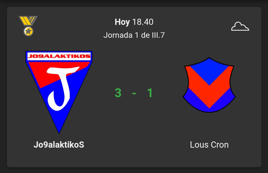 Sólido debut en esta fecha 1. Leyton, Illesca y AbdulMowla anotaron hoy. Lamentablemente JL Schele salió lesionado.
#VamosJo9alaktikoS
