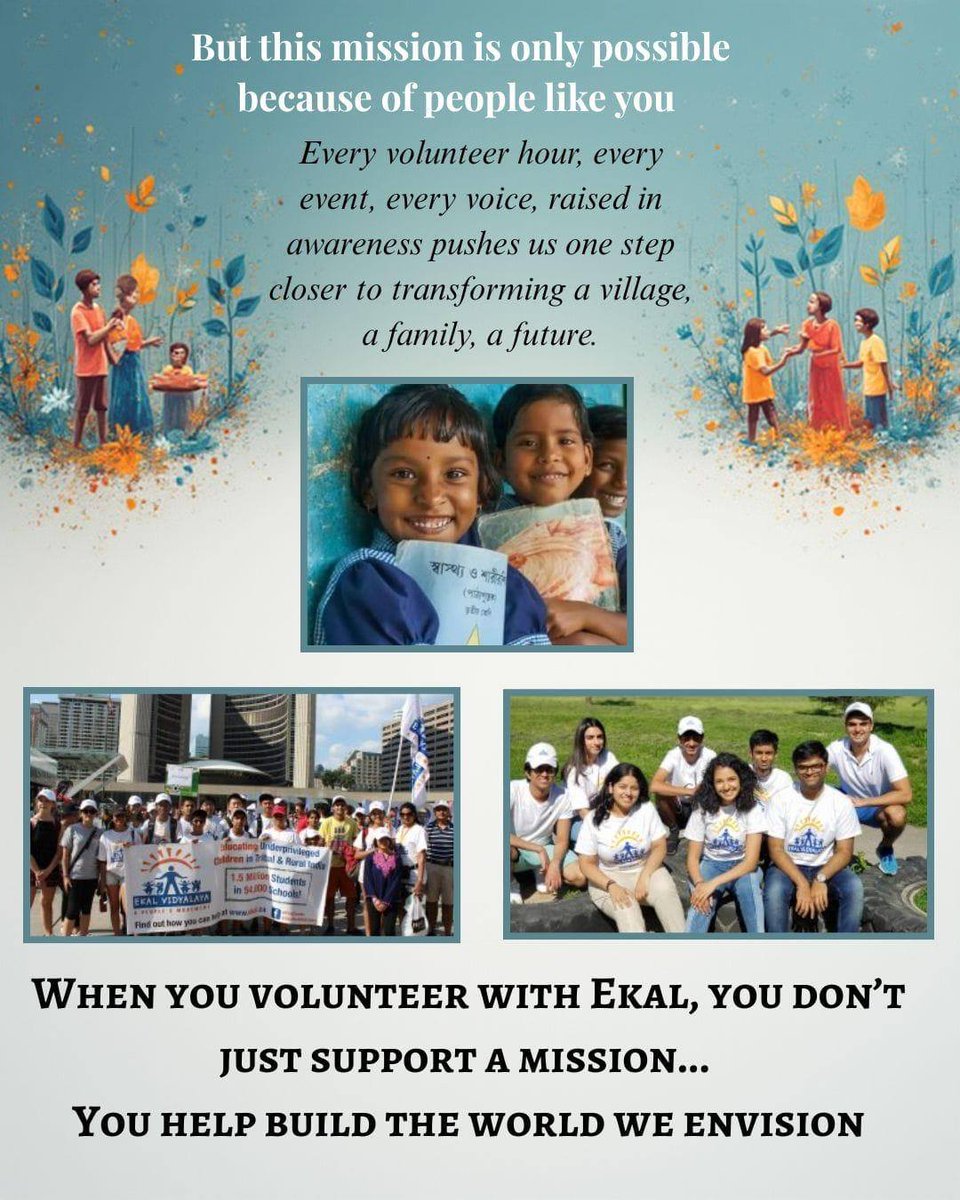 Ekal invites volunteers from all over Canada to join us in this noble cause. Ekal has local chapters in over 10 cities in Canada.