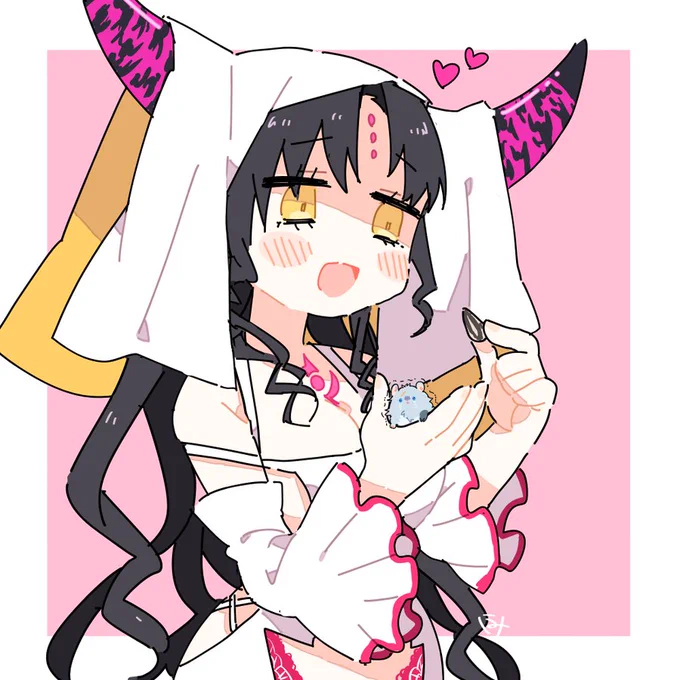 まえに描いたキアラさんに可愛がられてる藤堂くん再掲しとく