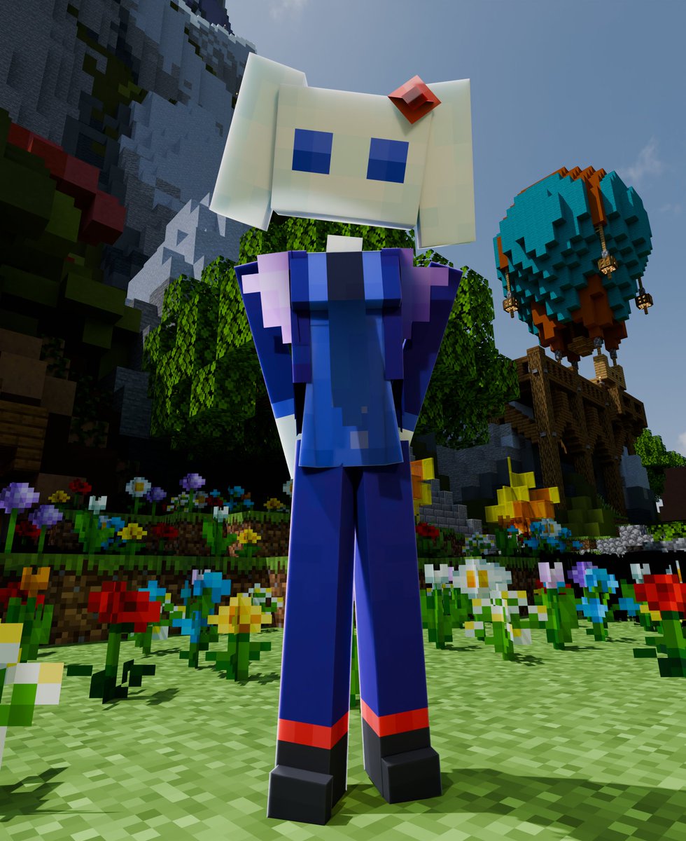 Made the Discord logo into a Minecraft lady
#Minecraft  #Minecraftart #art #blender #3d #discord #anthro #anthroart