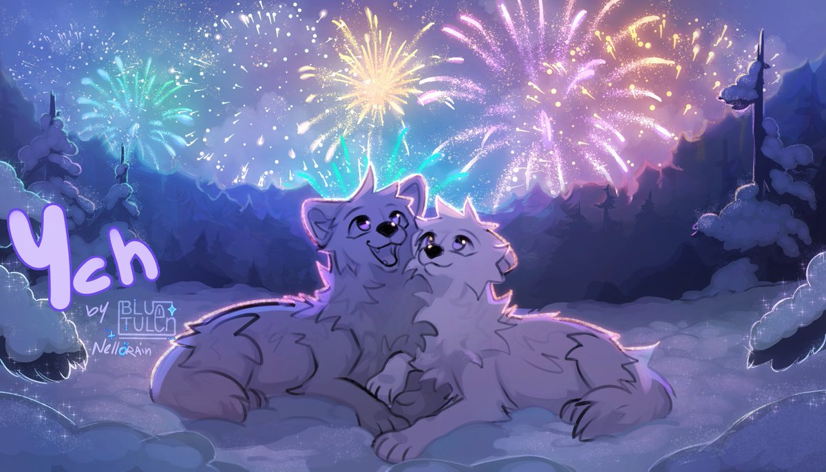 🎆💫 New YCH "Fireworks" is  open 🎇