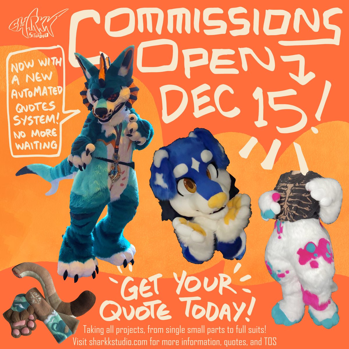 sharkkstudio's tweet photo. Opening TOMORROW!! 🐟 12 days to submit an application to join the family! 

#furryfandom #fursuit https://t.co/PctHvIdj03