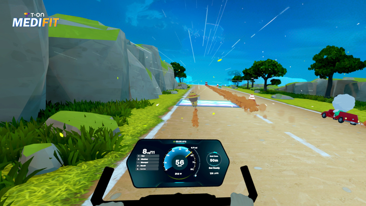 t_on_vr's tweet photo. [NOW LIVE] Bike Tournament is Now Live ! 🚴
⚡ Indoor cycling races with T-ON Friends
⚡ High-intensity sprint sections for a new challenge
⚡ Game-like riding that’s fun and burns real calories
More excitement, motivation, and challenge for every workout. 💥
#meta #t_on #medifit https://t.co/hDVIHe2dmg