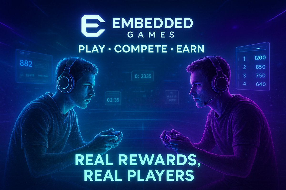 yusufmarafaby's tweet photo. GM Embedded fam! ⚡️
Web3 gaming is changing fast, but @Embedded_Games is building something different, skill, rewards & pure fun in one place.
No stress, just connect your wallet & play
If you’re not in already, you’re missing the next wave🎮🔥
#EmbeddedGame https://t.co/KyVqLv6hwN